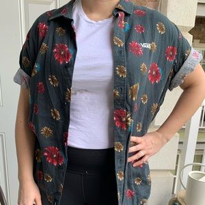 Vans Classic Fit Floral Button Up Shirt